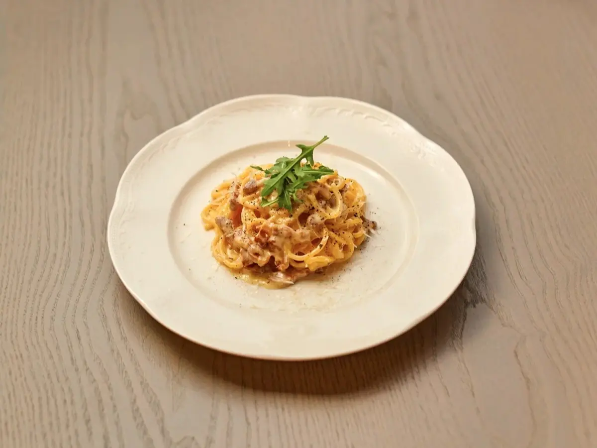 Спагетти с панчеттой