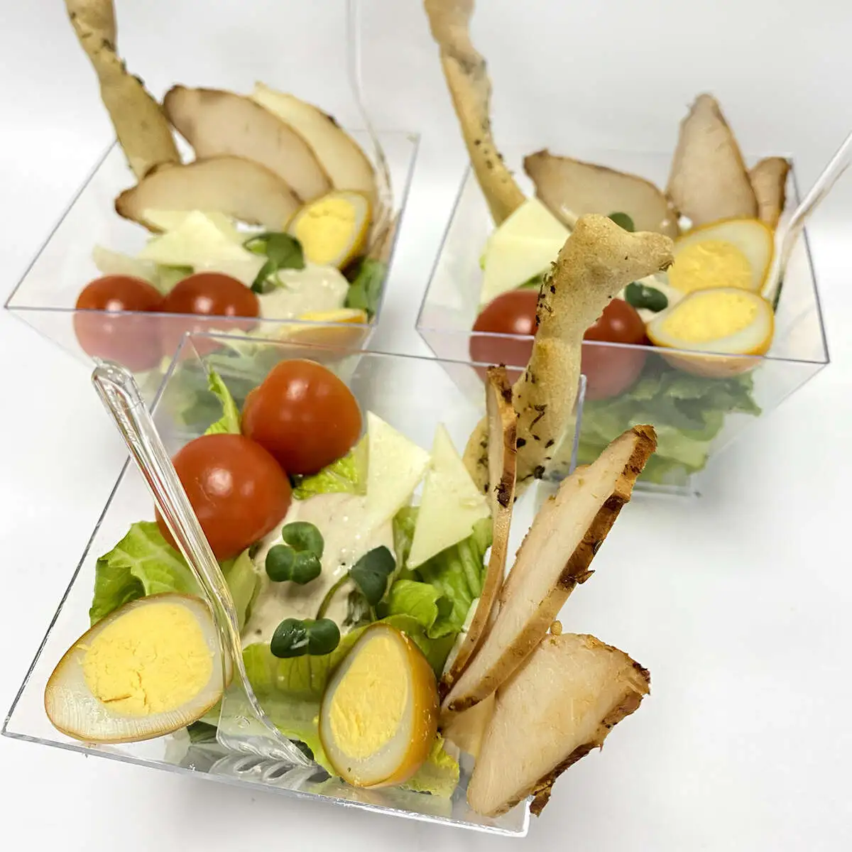 Салат "Цезарь" с цыпленком