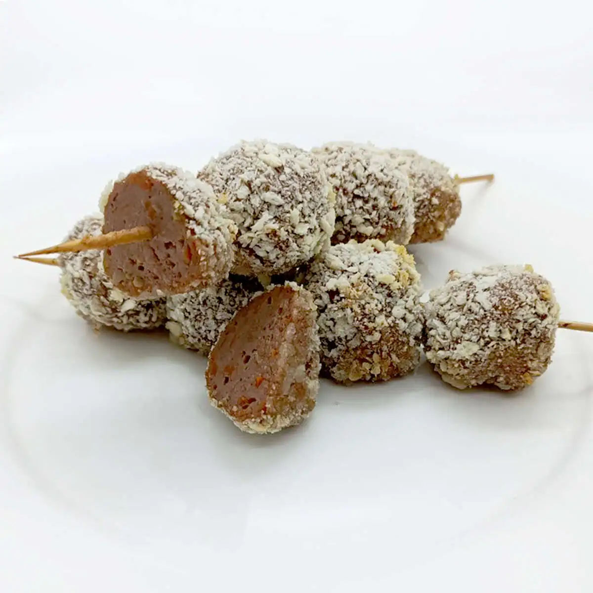 Фалафель из телятины с овощами на шпажке