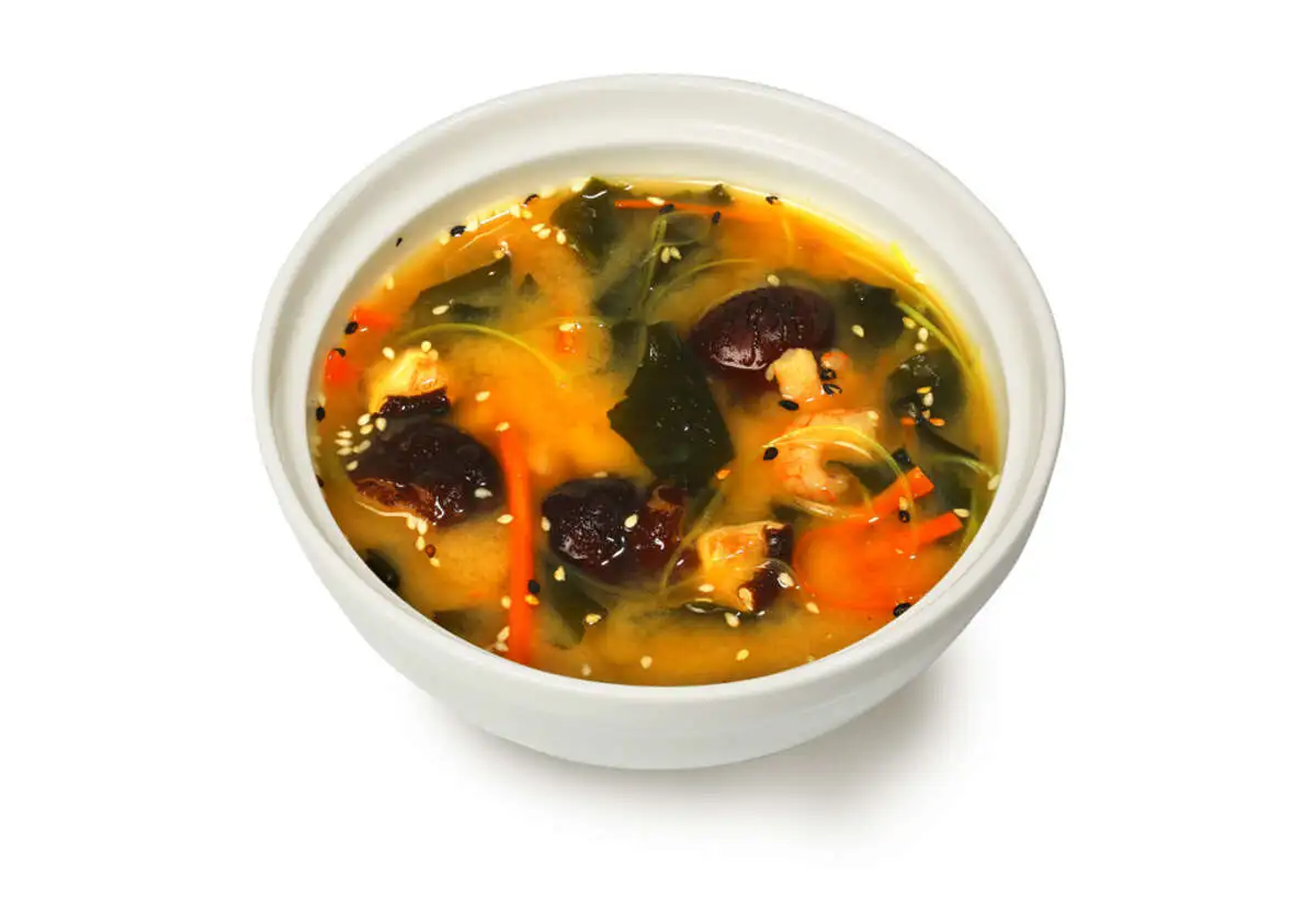 Мисо суп с лососем