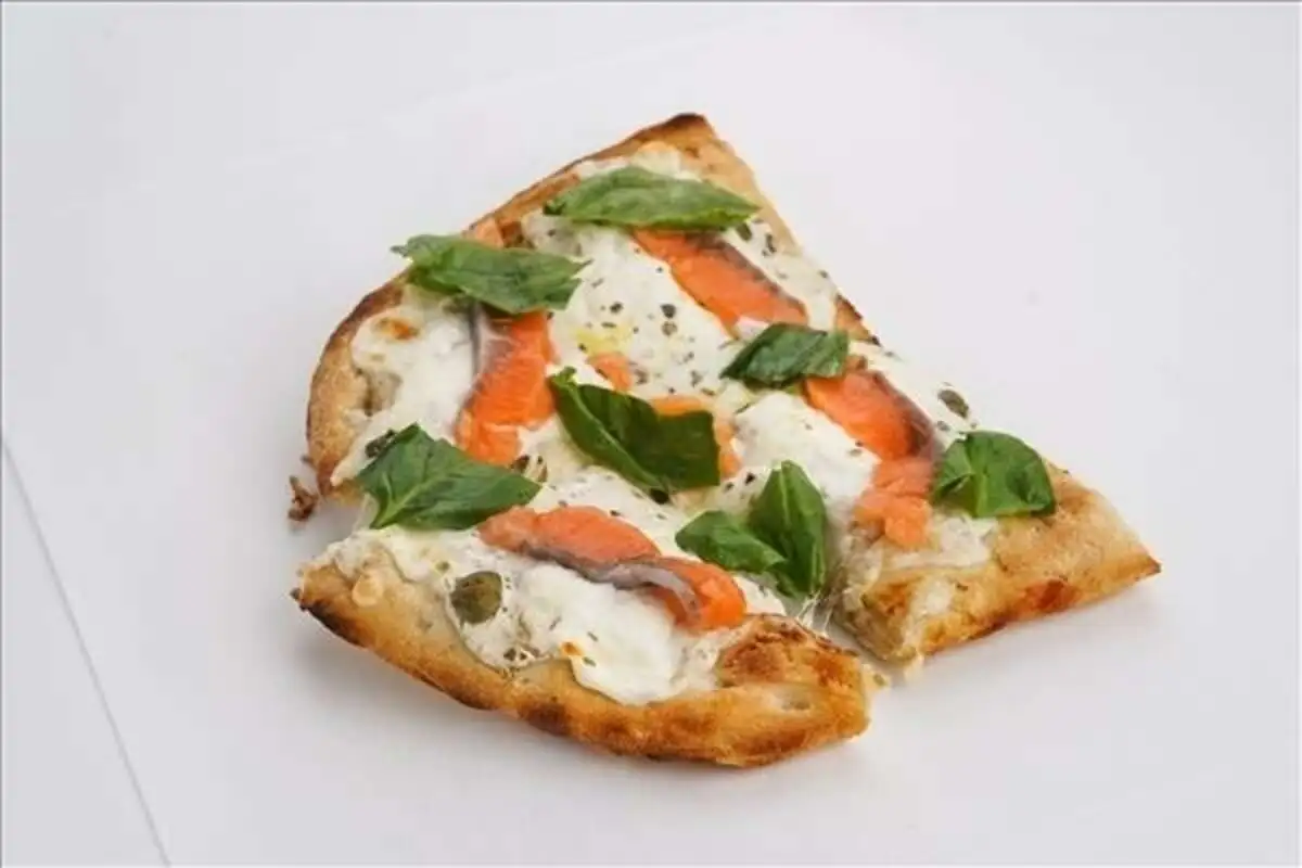 PIZZA Семга шпинат