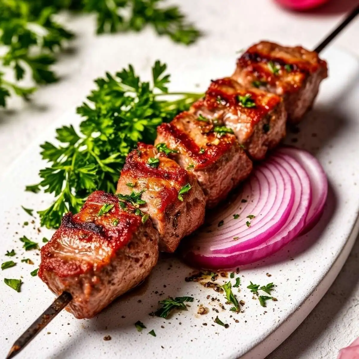 Шашлык из свиной мякоти