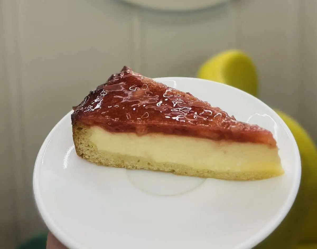 Чизкейк с клубникой