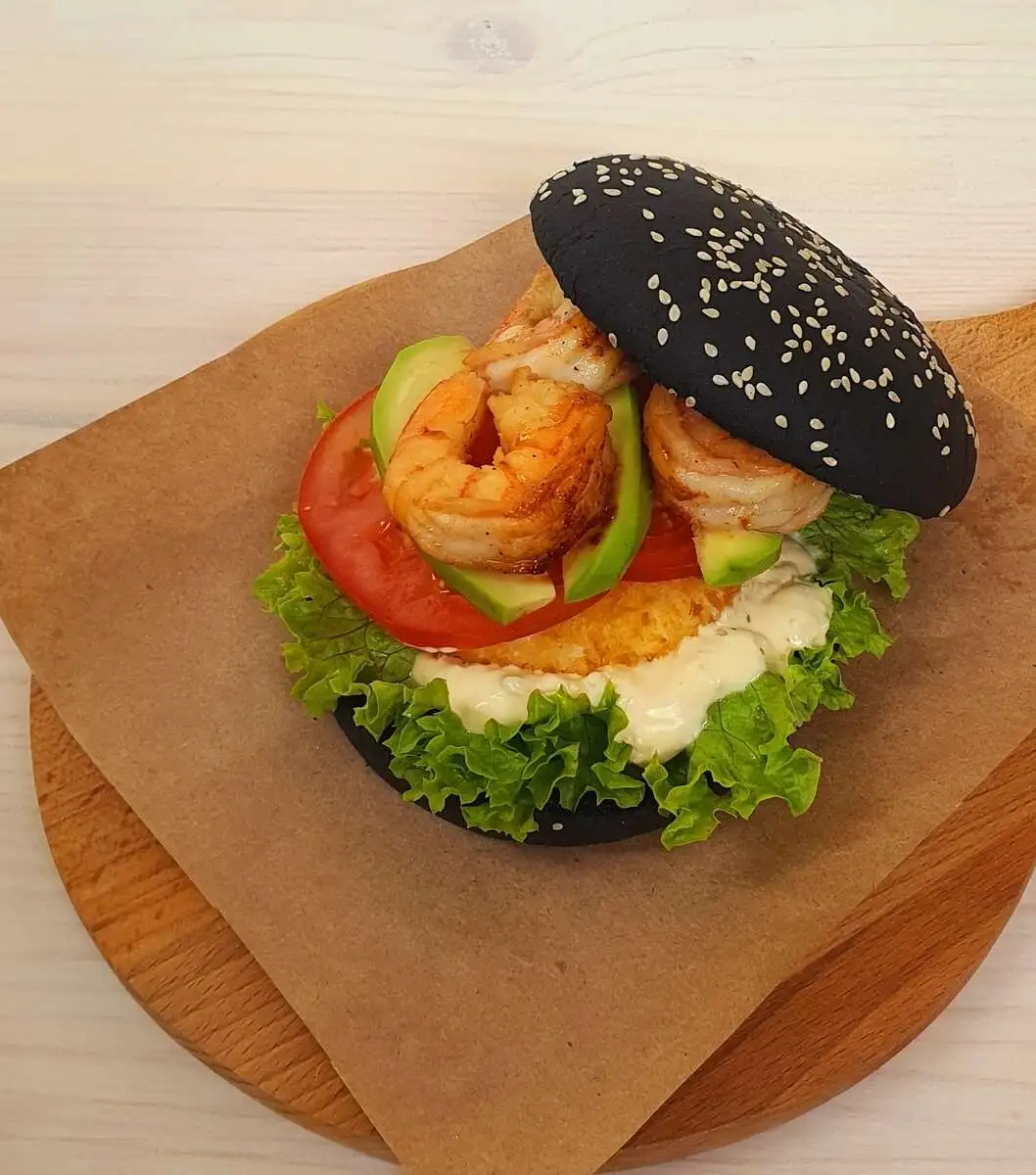 Бургер с Креветками