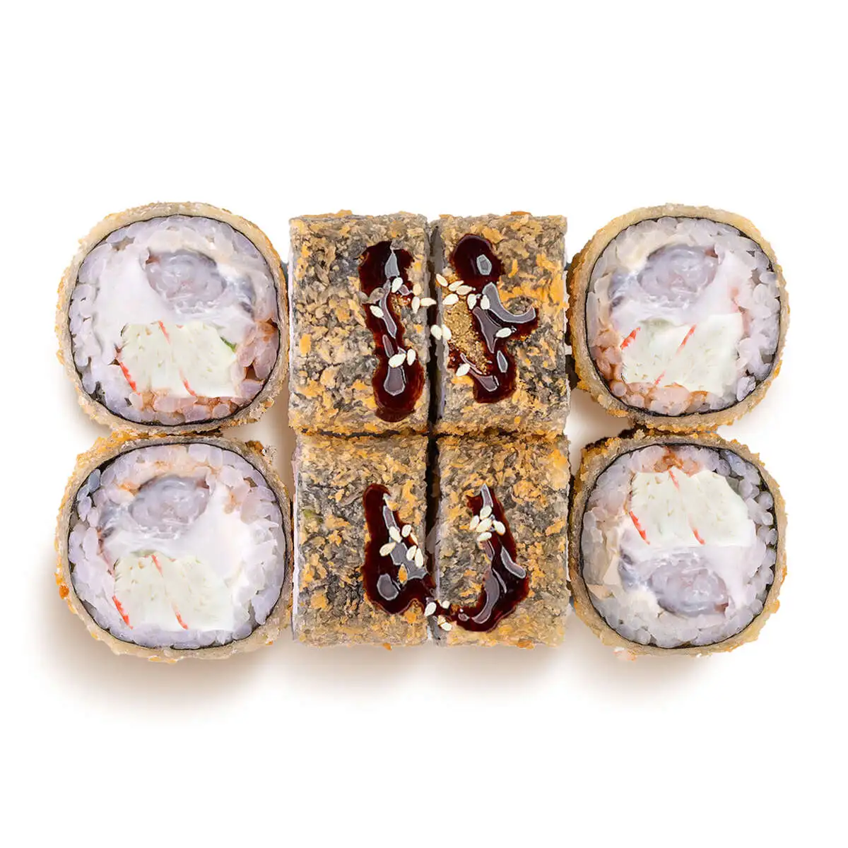 Роллы "Креветка и Краб" Темпура