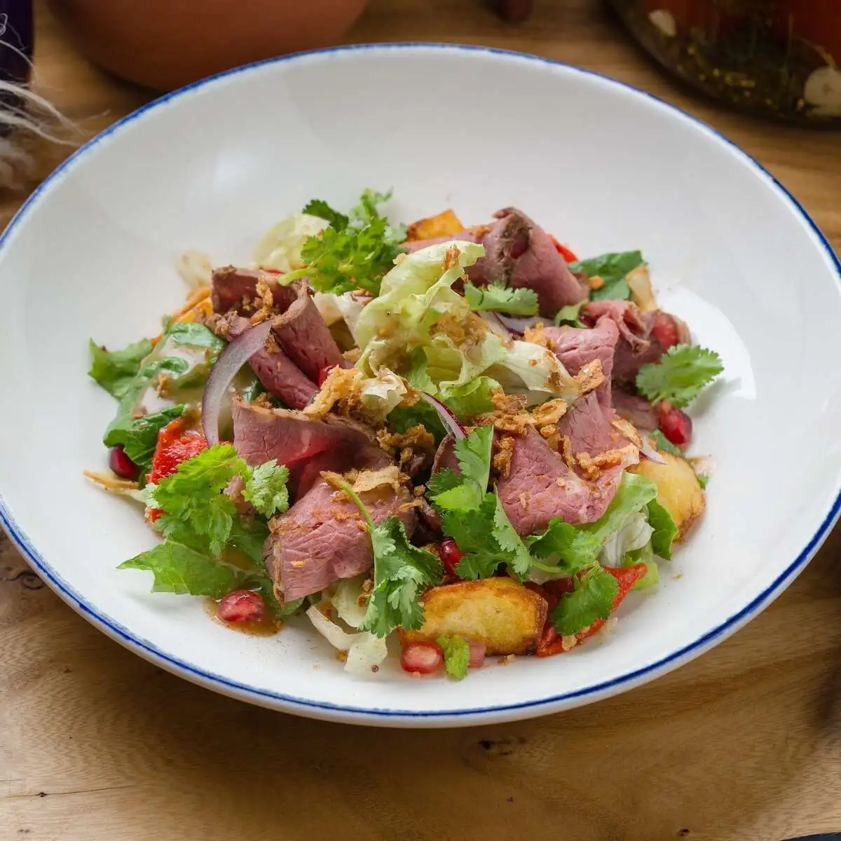 Салат с ростбифом 