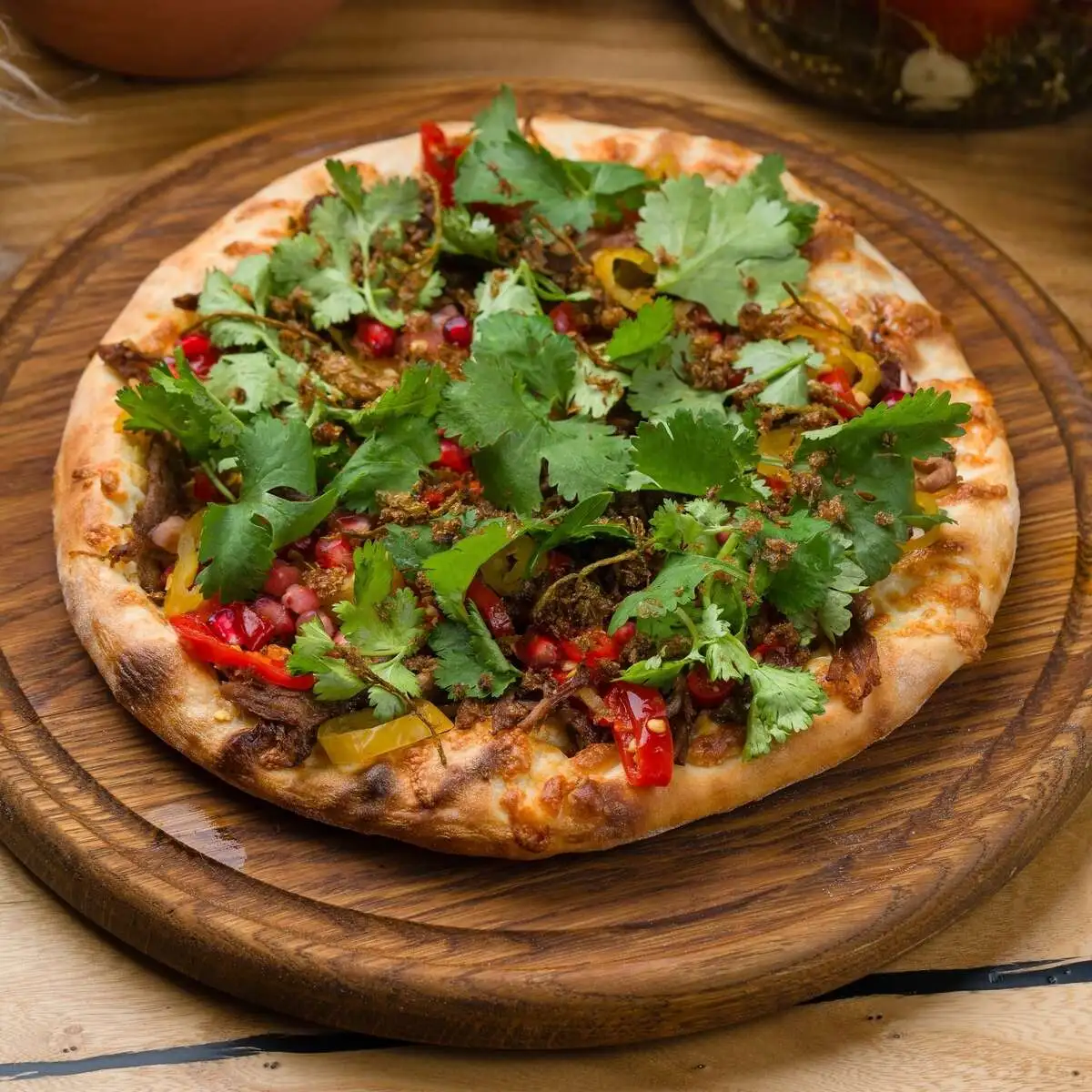 Хачапури с томленой говядиной