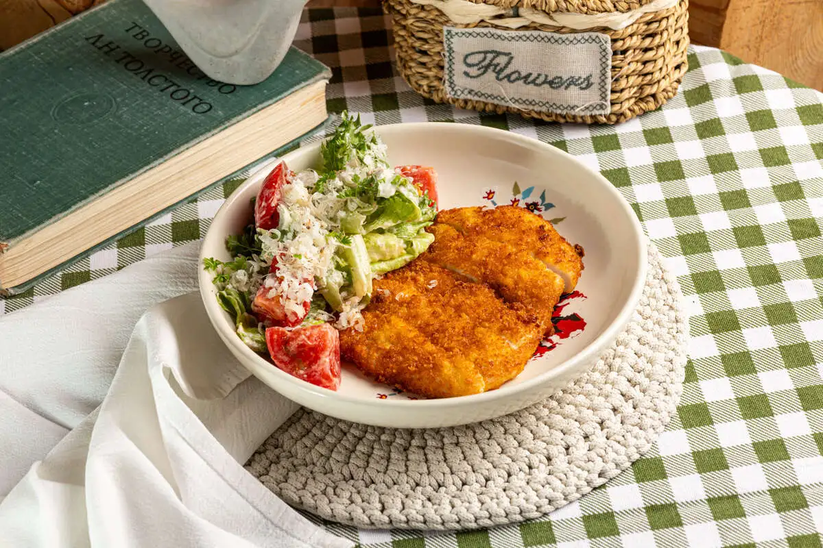 Шницель-салат 