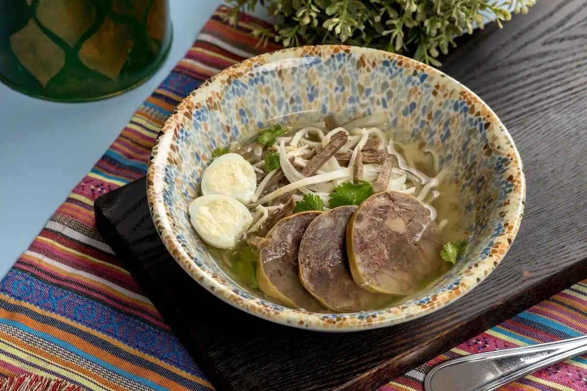 Нарын шурпа из конины