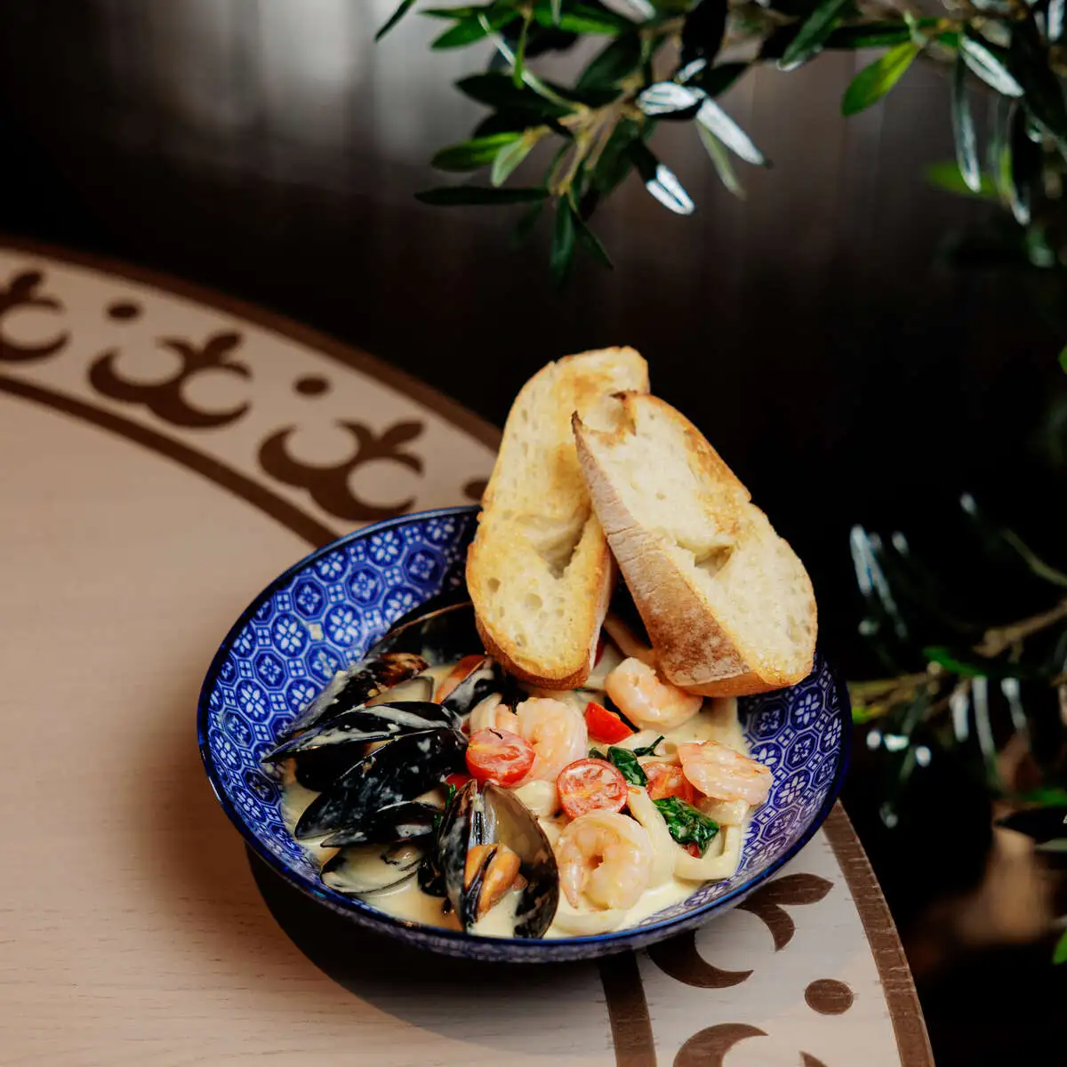 Жаркое из морепродуктов