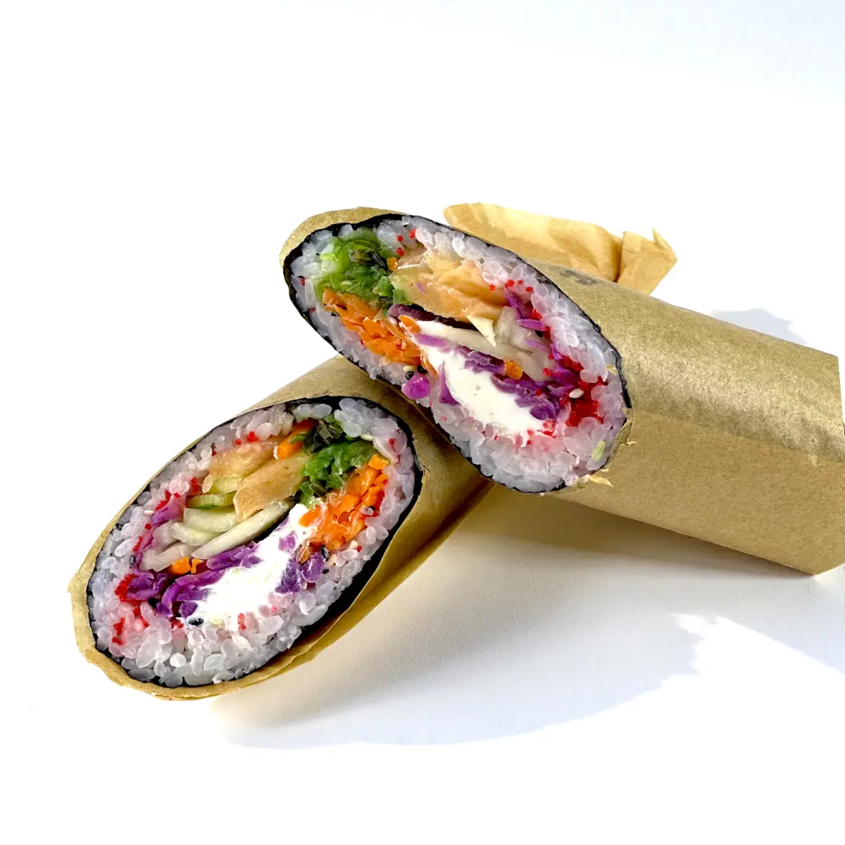 Кимпаб с лососем и чукой