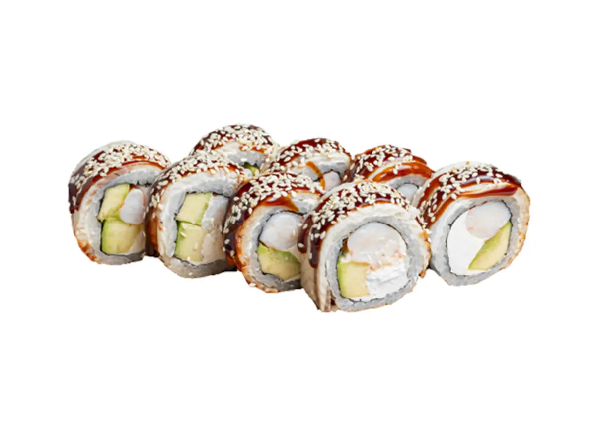 Дракон с креветкой