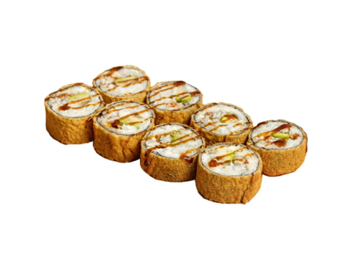 Жареный с угрем