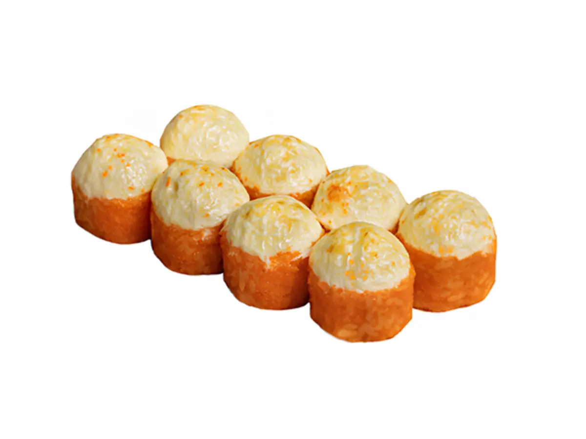 Запечённый ролл с креветкой