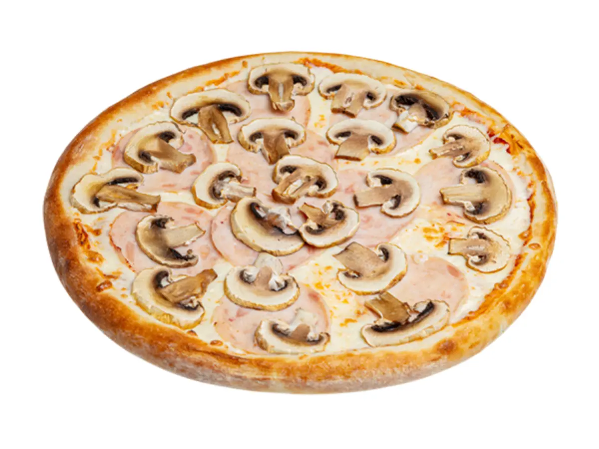 С ветчиной и грибами 32см