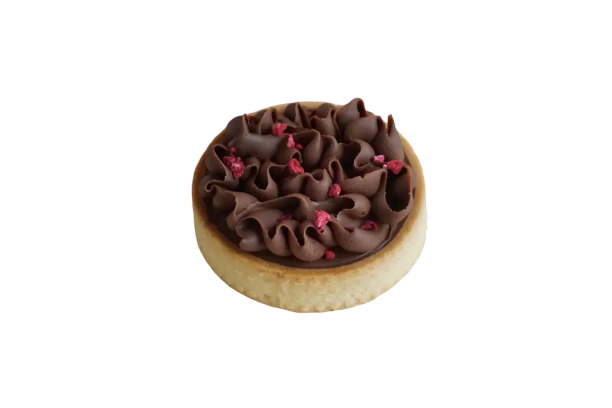 Тарталетка шоколад - малина