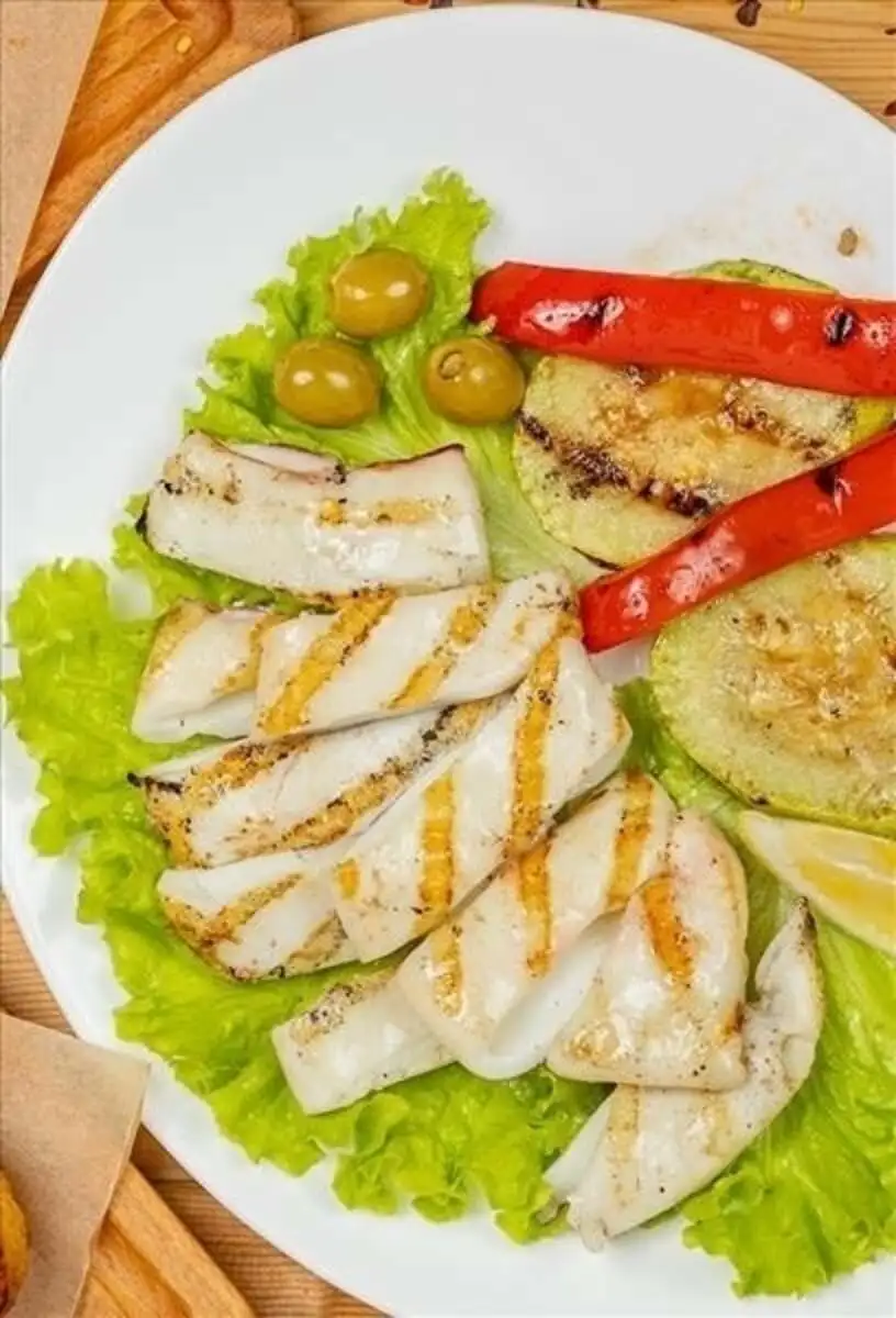 Кальмар на гриле