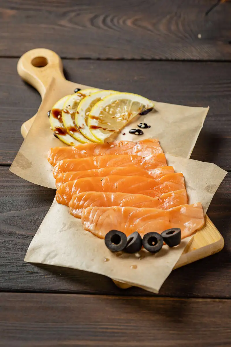 Слабосолёная семга