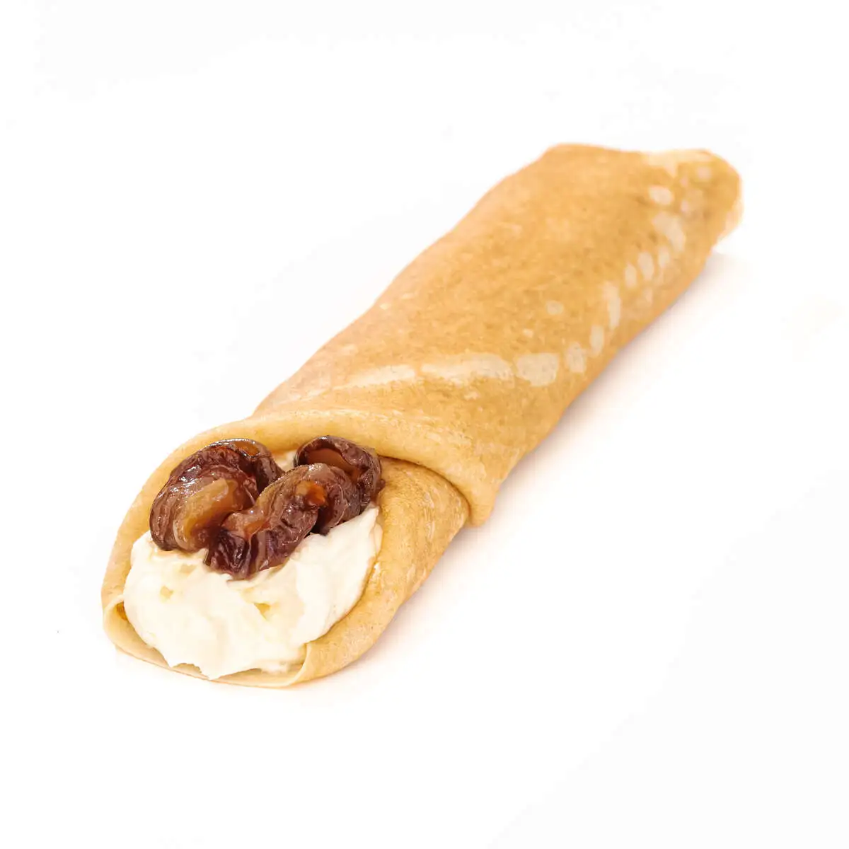 Блинчик с грушей и ванильным кремом