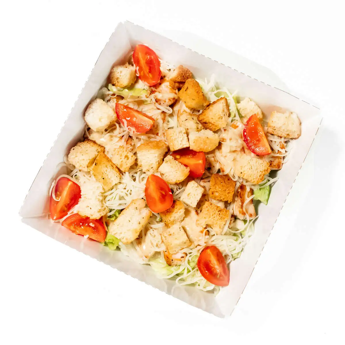 Салат Цезарь с курицей