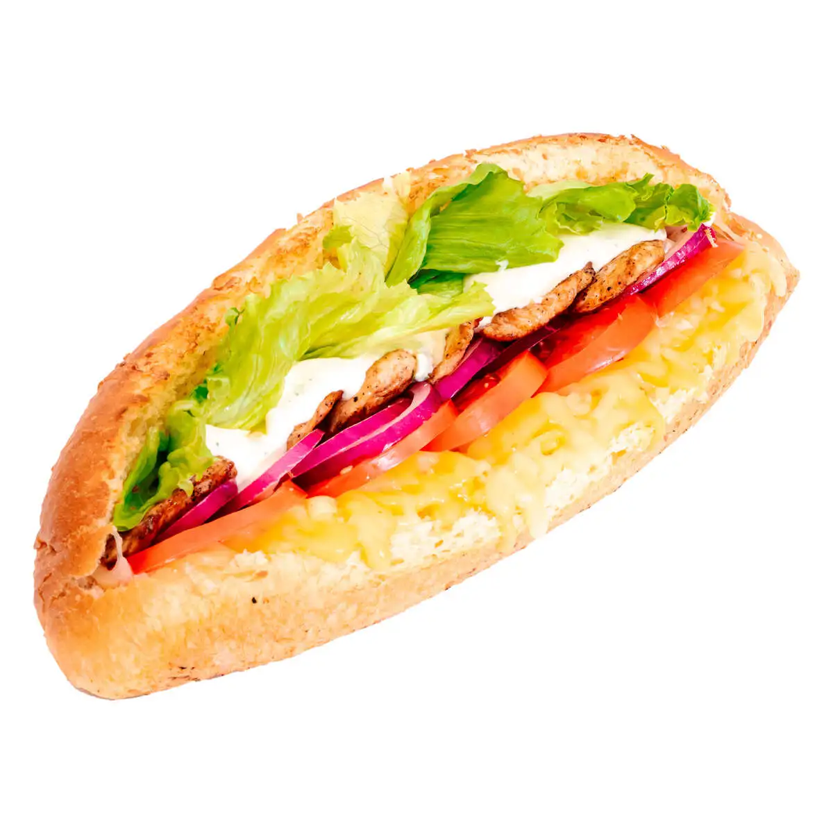 Багет с курицей 