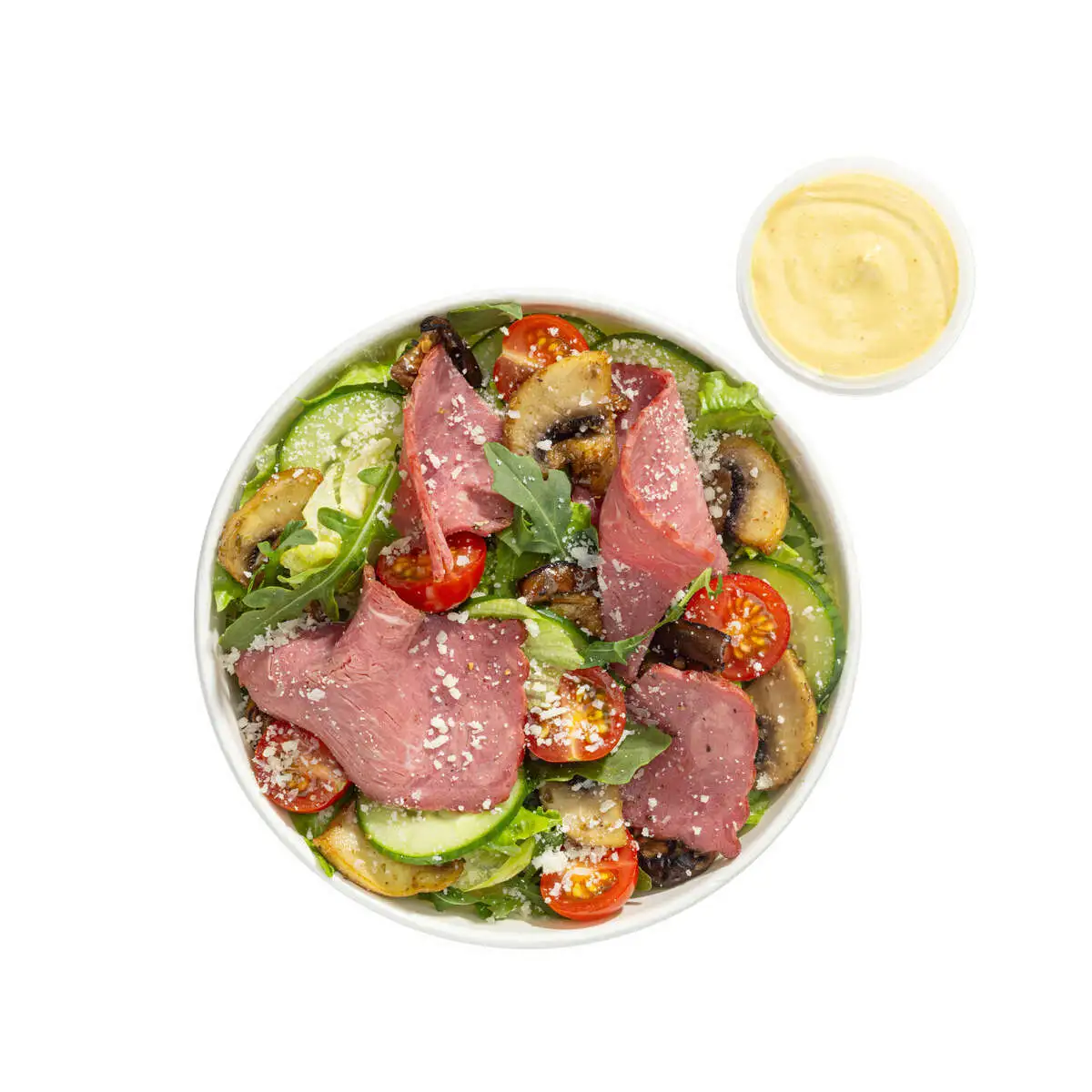 Салат с пастрами из говядины