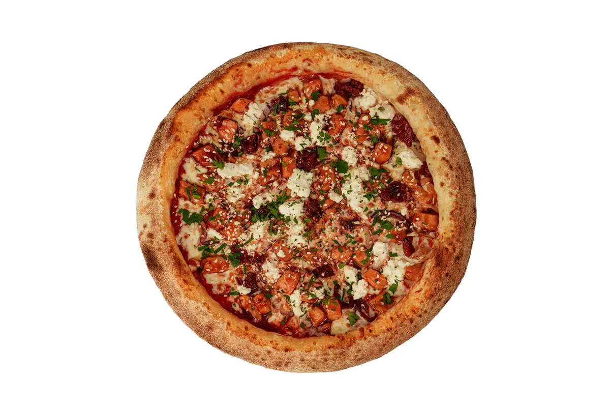 С лососем в соусе терияки с сыром рикотта