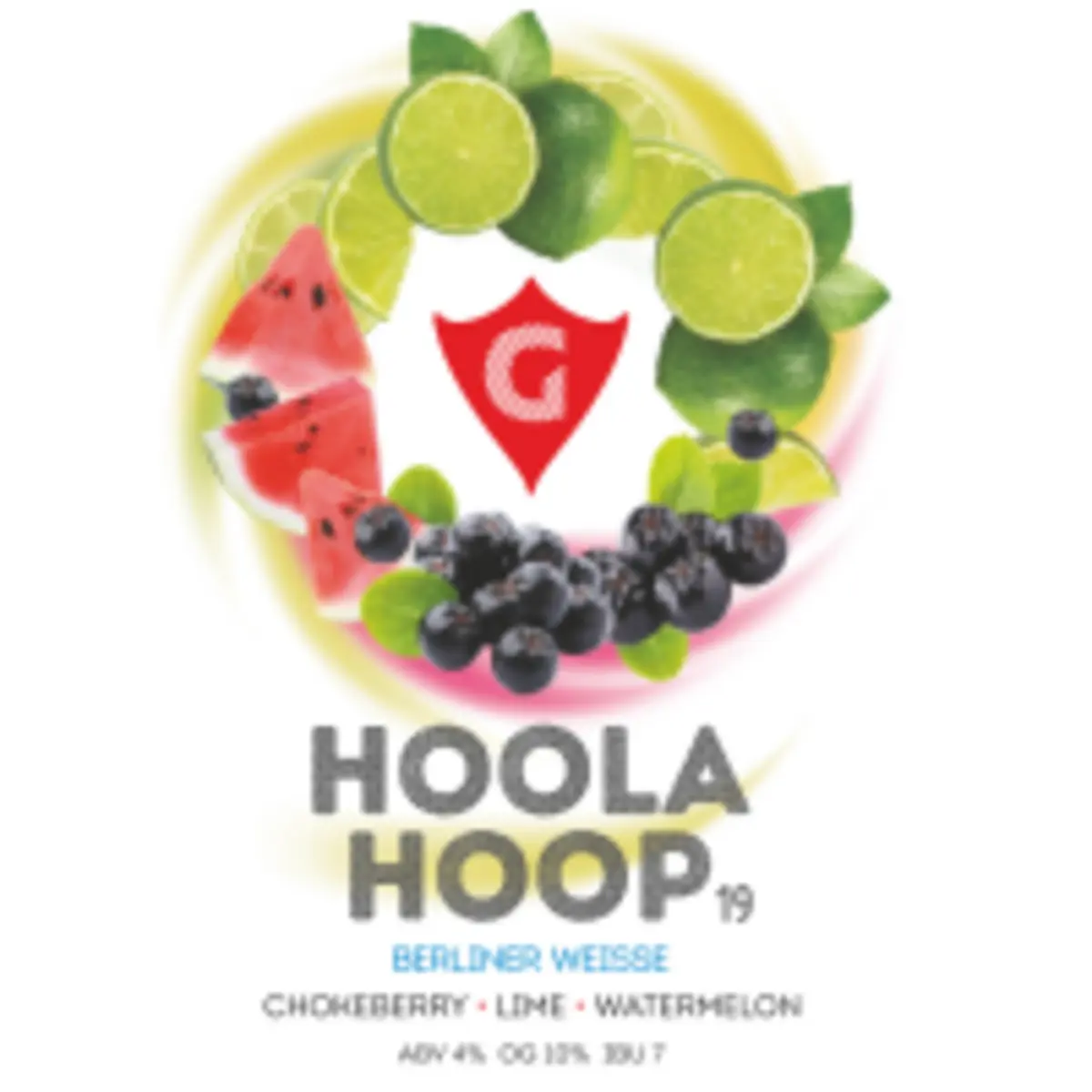 HOOLA HOOP 19 | chokeberry • lime • watermelon