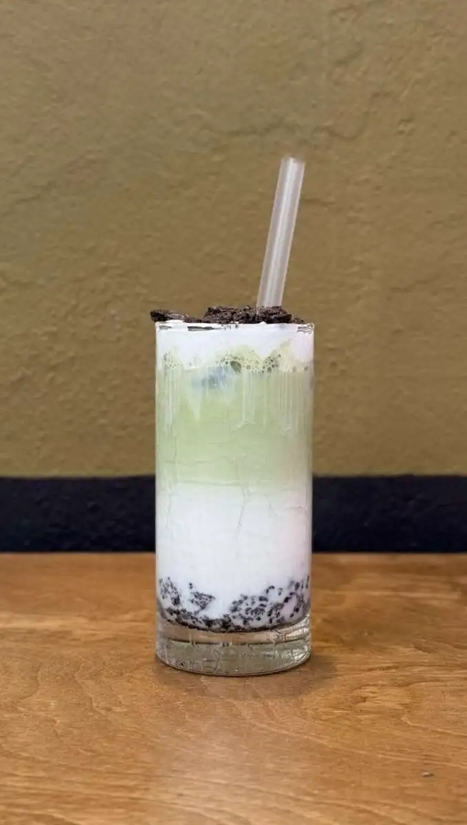 Айс матча-латте орео