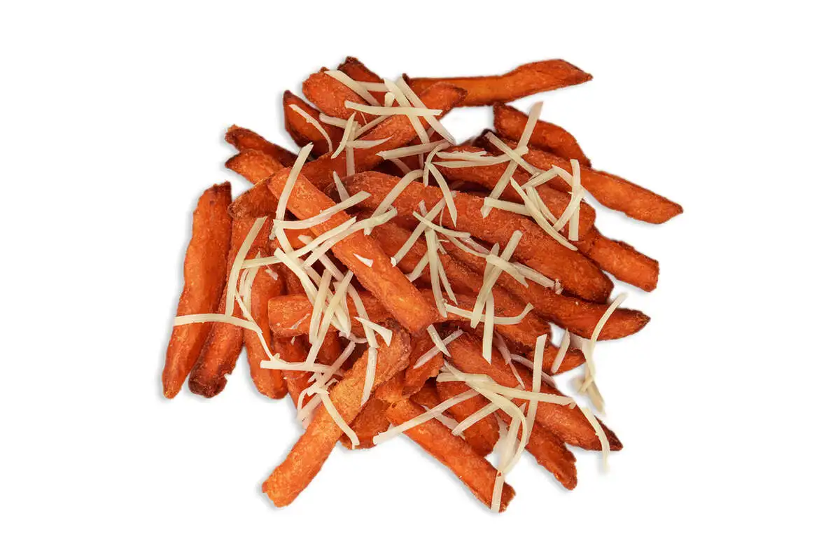 Батат с пармезаном и трюфельным маслом