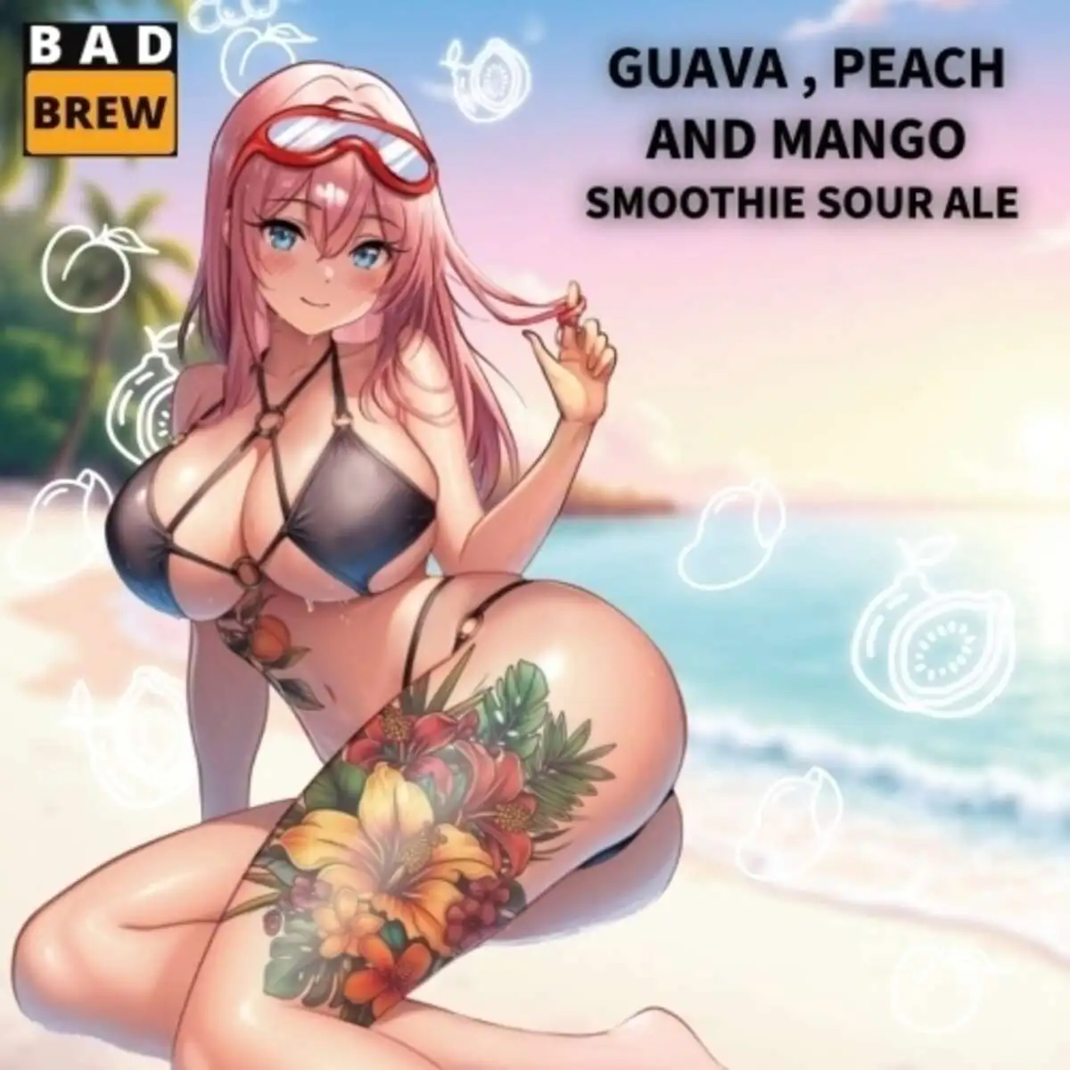 BAD Brew GUAWA, PEACH AND MANGO