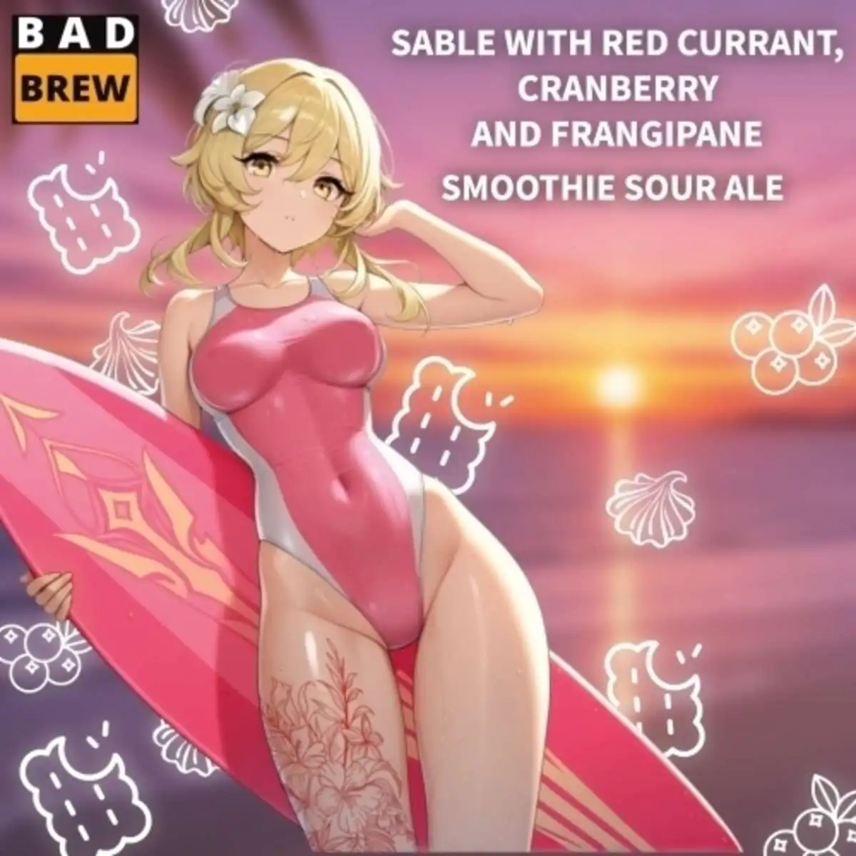 BAD Brew "SABLE WITH RED CURRANT, CRANBERRY AND FRANGIPANE"