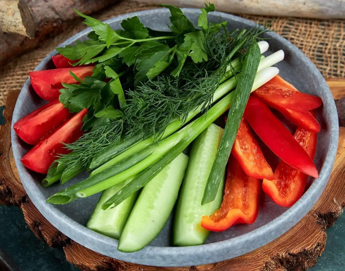 Овощная тарелка