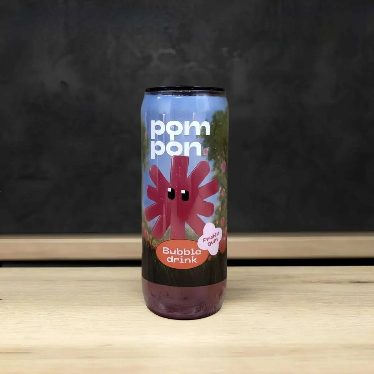 Напиток "POMPON" негазированный со вкусом ФРУТТИ ГУМ