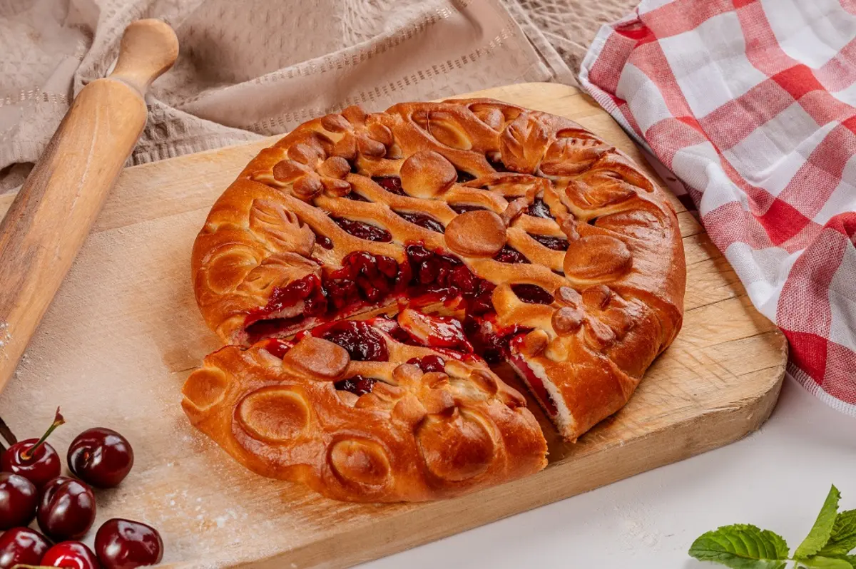 Пирог с вишней