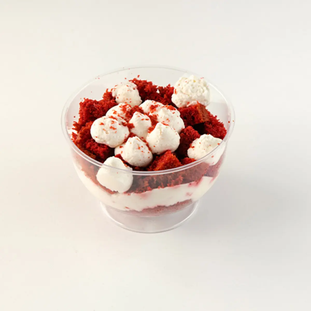 Десерт в стакане "Красный бархат"