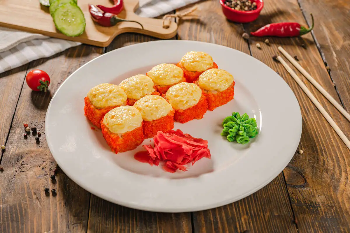 Запечённый с крабом