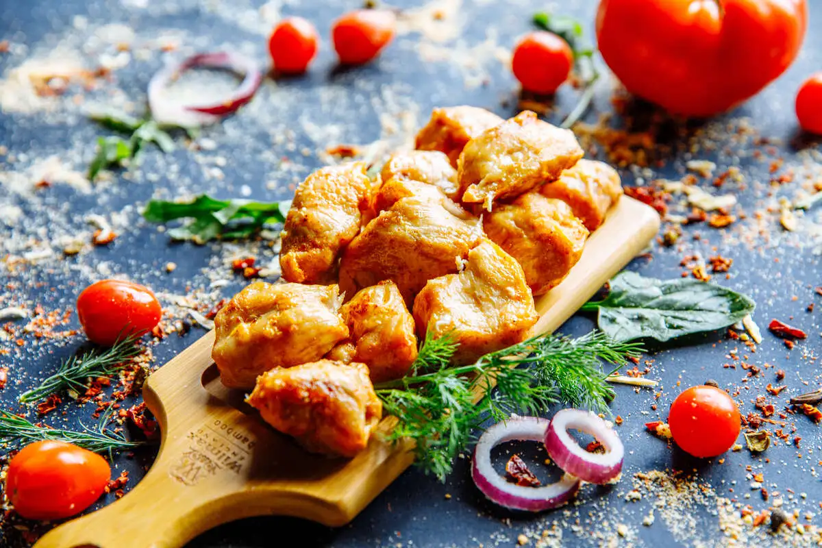 Шашлык из куриного филе