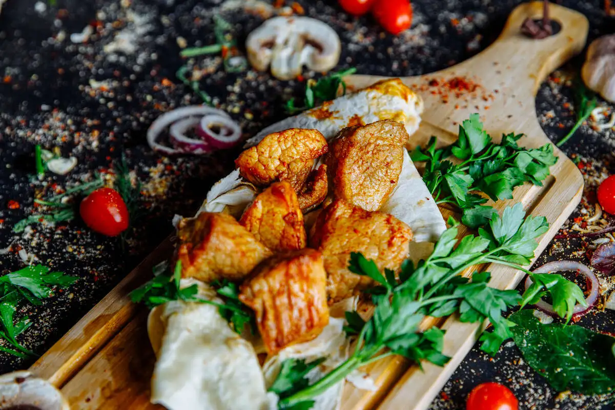 Шашлык из cвинoй мякоти