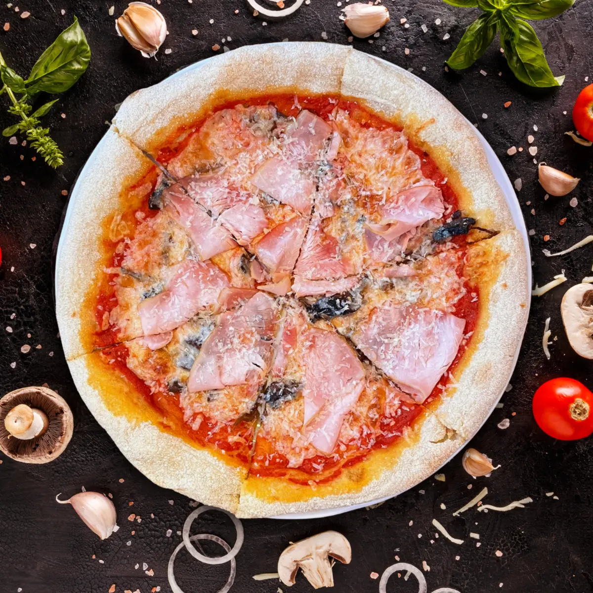 Пицца прошутто фунги