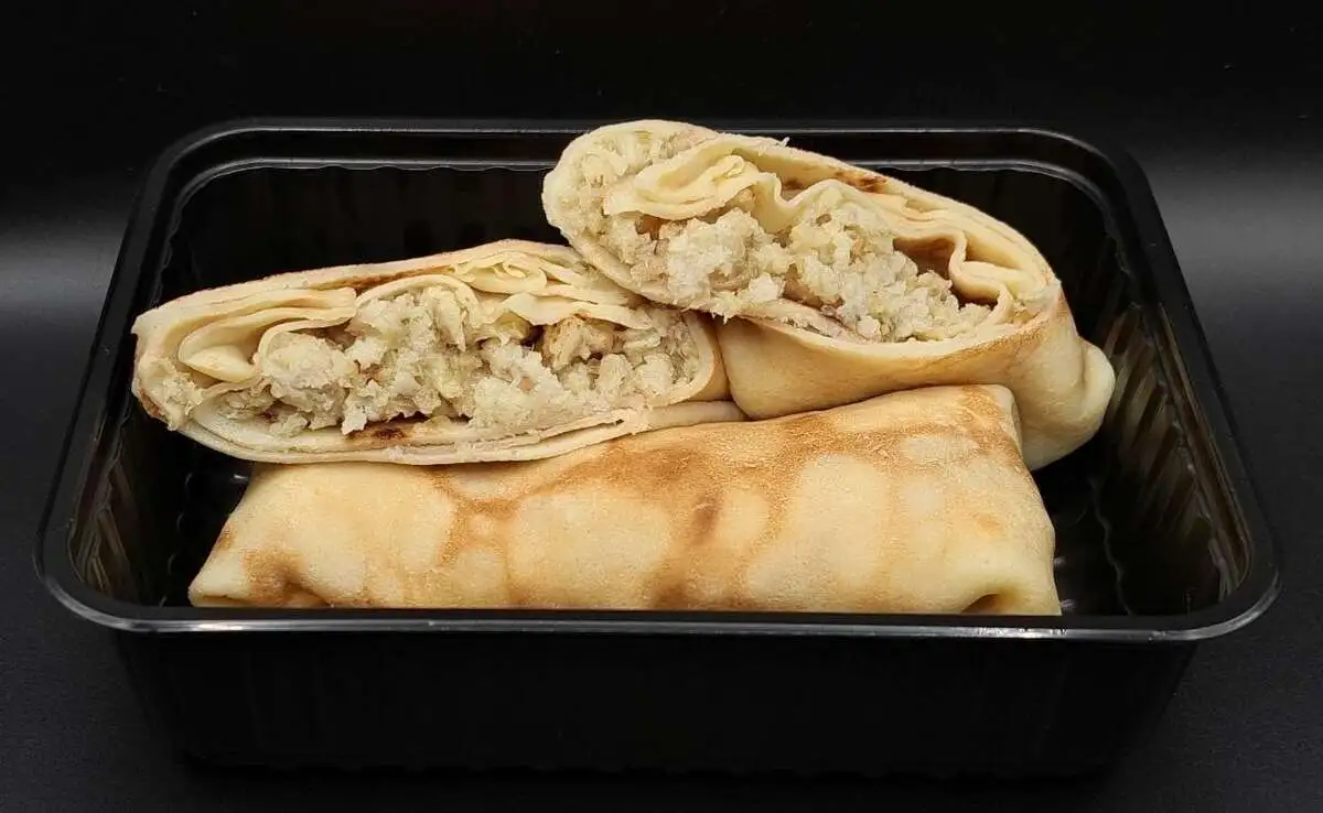 Блинчики с минтаем