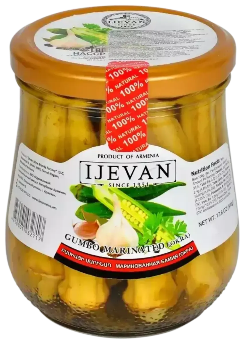 Бамия Маринованная Иджеван 0,5л