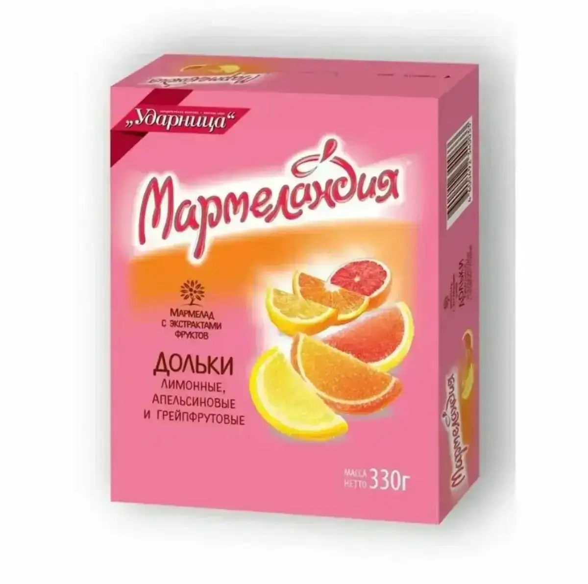 Мармеландия Цитрусовые Дольки 330г