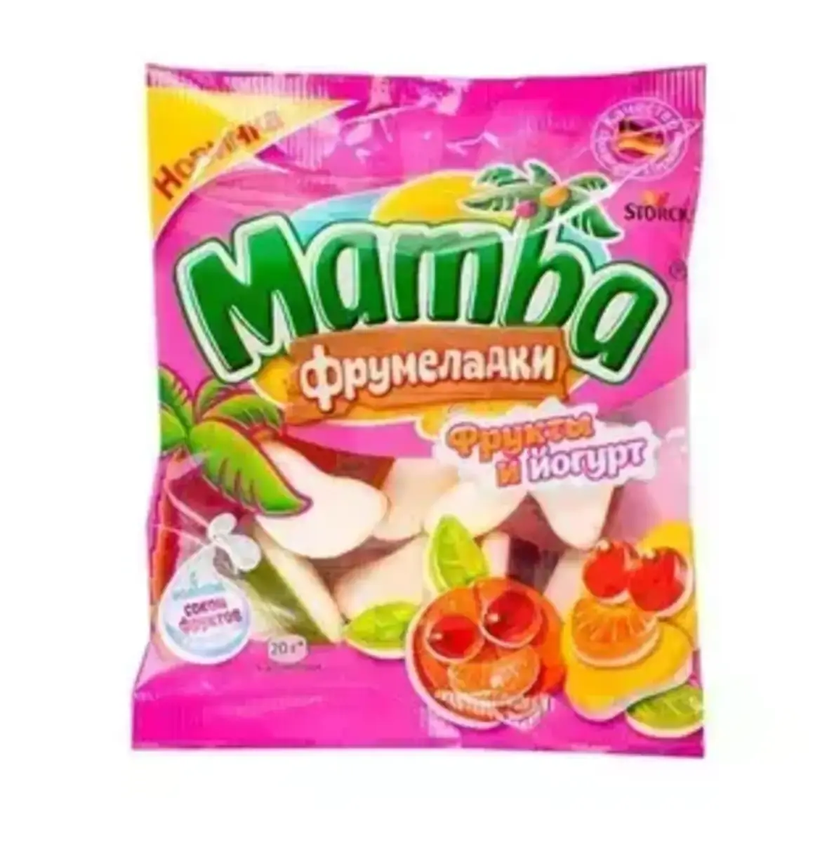 Мармелад Жеват.Мамба Фрукты-Йогурт 72г