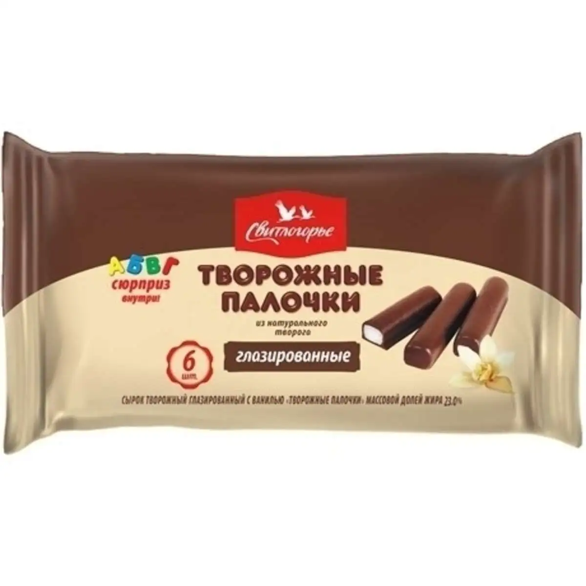 Творожные Палочки Ваниль 6шт*30гр Свитлогорье(м)