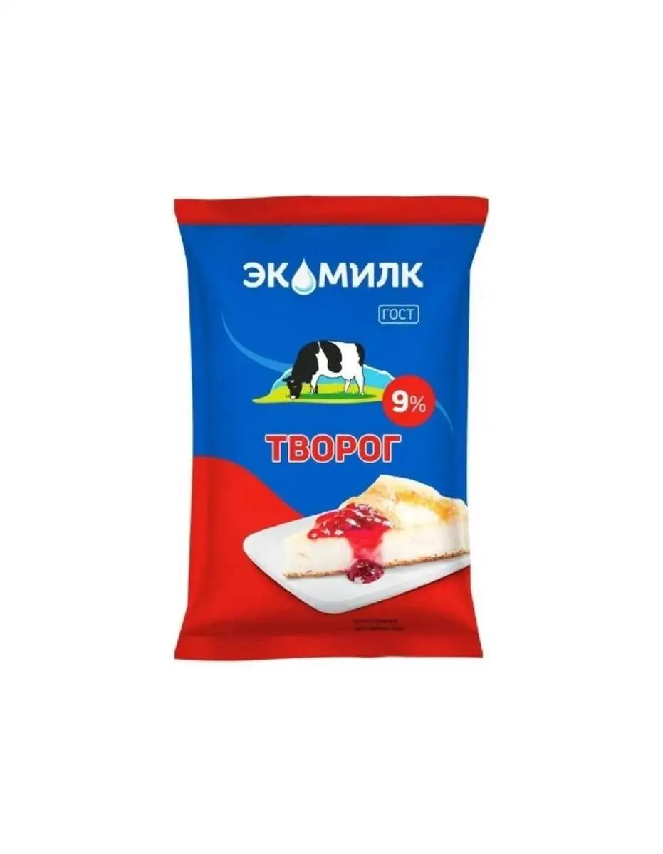 Творог Экомилк 9% 180г(м)
