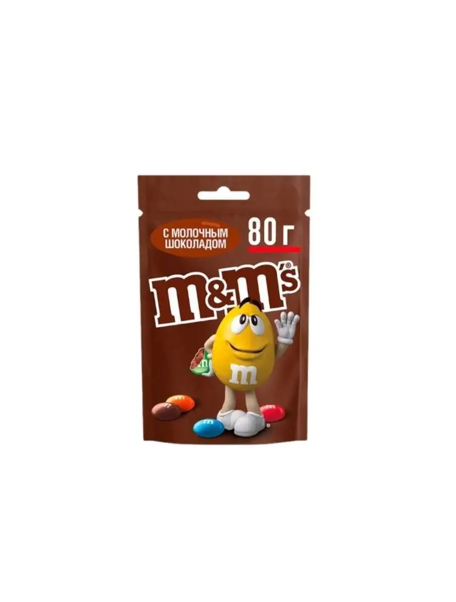 Драже M&M Молочный Шоколад 80г