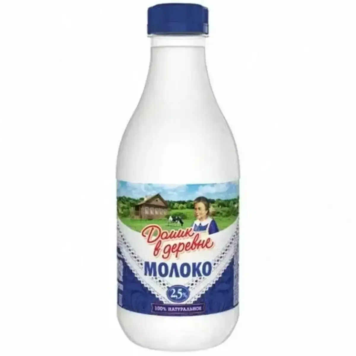 Молоко Домик в Деревне 2,5% 0,95л(м)
