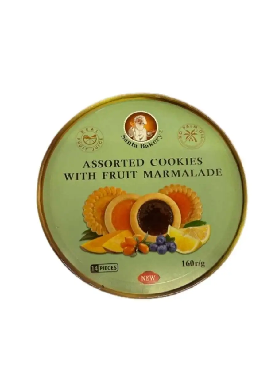 Печенье Кукис с Фруктовым Мармеладом 160гр