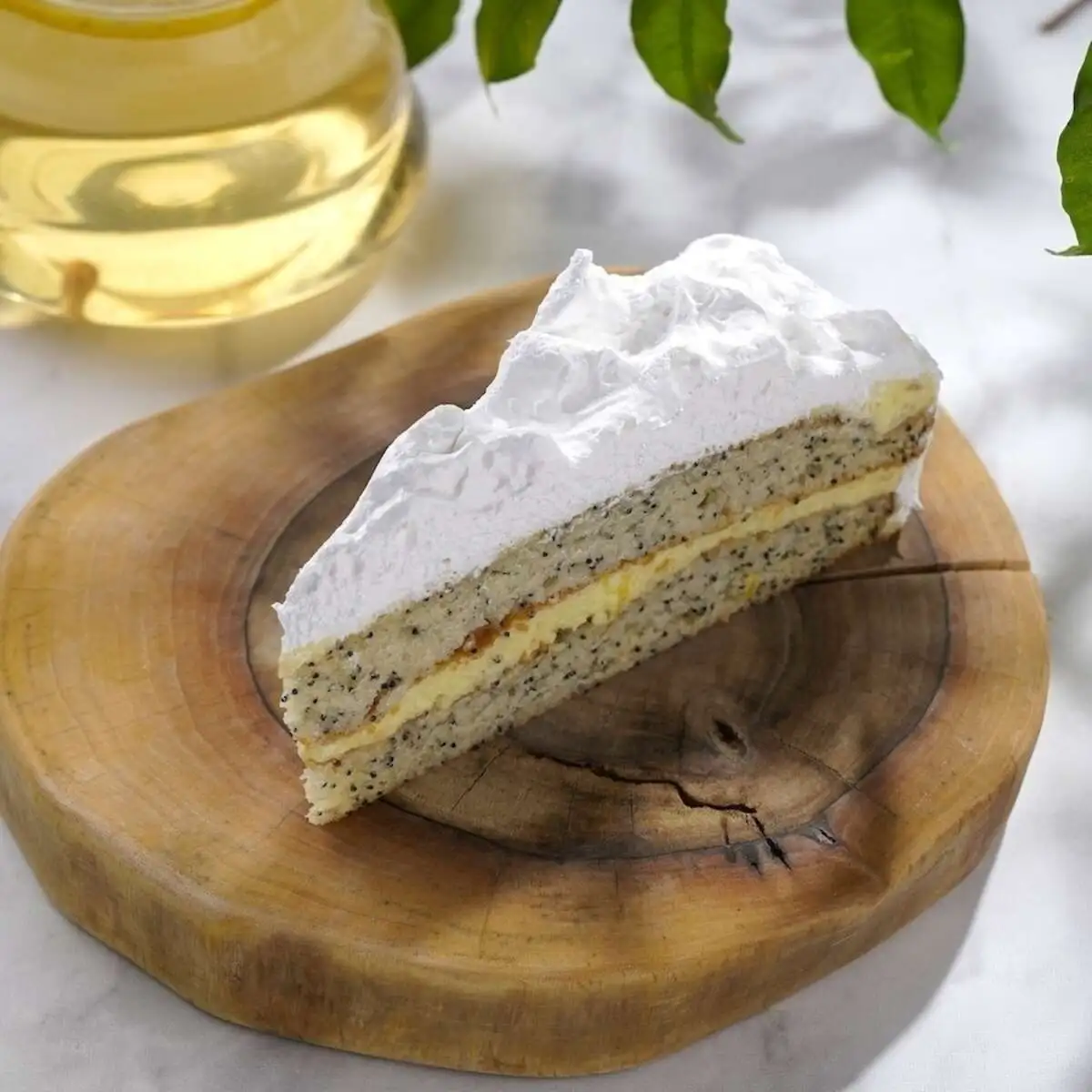 Торт лимонно-маковый